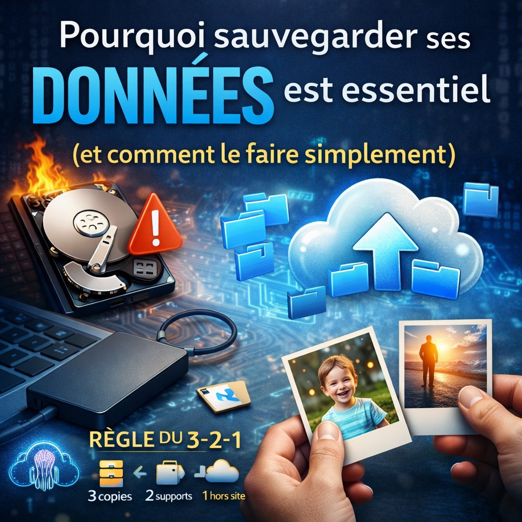 Pourquoi sauvegarder ses données est essentiel (et comment le faire simplement)